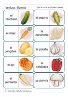 Aperçu - Jeux - verduras juego Espagnol domino - Page 2
