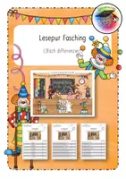 Vorschau - Arbeitsblätter - Fasching Gesamtpaket - Seite 1