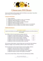 Aperçu - Apprentissages en autonomie - Chasse aux 100 Fleurs pour le printemps - Page 1