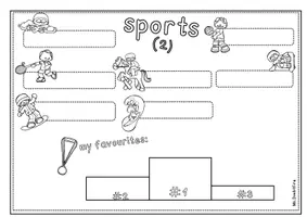 Vorschau - Arbeitsblätter - Sports | Vokabelblatt Englisch | free time activites - Seite 2