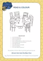 Vista previa - Unidades / Secuencias / Situaciones de Aprendizaje - Brown Owl and the Bee Hive - Read and Colour - Portada