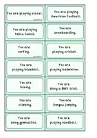 Vorschau - Spiele - Sports | Pantomime Game Englisch | Bewegungsspiel zum Wortschatz (kostenlos) - Seite 1