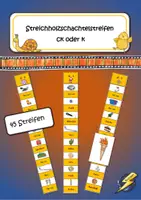 Vorschau - Stationenlernen - Streichholzschachtelstreifen ck , k - Deckblatt