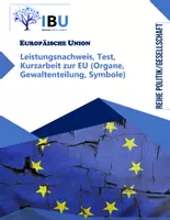 Vorschau - Test - Leistungsnachweis, Test, Kurzarbeit zur EU (Organe, Gewaltenteilung, Symbole) - Deckblatt