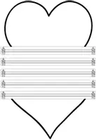 Vorschau - Mal- und Bastelvorlagen - Falt-Herzen - Briefpapier - Valentinstag - Freebie - Seite 3
