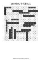 Vista previa - Hojas de trabajo - Cerca puzzle citta Italiane "Sopa de letras" italiano - página 1