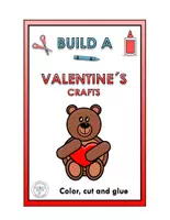 Vista previa - Manualidades / Dibujos para colorear - BUILD A VALENTINES CRAFTS BEAR BOY - Portada