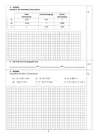 Vorschau - Klassenarbeiten - Probe - Klassenarbeit - Rationale Zahlen - Seite 1