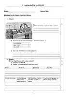 Vorschau - Klassenarbeiten - Klassenarbeit - Industrielle Revolution - Deckblatt