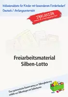 Vorschau - Fördermaterial/Inklusion - Silben-Lotto - Deckblatt