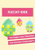 Vorschau - Mal- und Bastelvorlagen - Flecht-Eier - Deckblatt