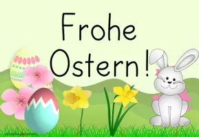 Vorschau - Poster - Ostergrußkarten auf Deutsch und Englisch - Seite 1