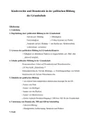 Vorschau - Anderer Materialtyp - Kinderrechte wissenschaftliche Arbeit - Deckblatt