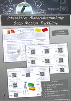 Vorschau - Merkblätter - Anleitung für Stop Motion Filme (Interaktive Materialsammlung) + Storyboard - Deckblatt
