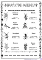 Vista previa - Unidades / Secuencias / Situaciones de Aprendizaje - Bichos decimales. Operaciones y problemas con soluciones - página 1