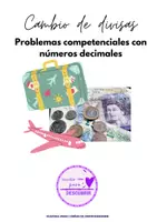 Vista previa - Hojas de trabajo - Problemas de cambios de decimales (divisas) - Portada