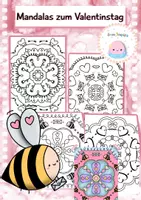 Vorschau - Mal- und Bastelvorlagen - Kunst Grundschule, Mandalas zum Valentinstag - Deckblatt