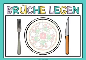 Vorschau - Fördermaterial/Inklusion - BRÜCHE - Brüche legen (Legeübung) - Seite 3