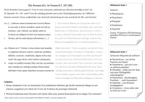 Vorschau - Arbeitsblätter - Textanalyse zu Ciceros In Verrem II, 5 - Seite 2