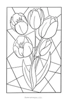 Vorschau - Mal- und Bastelvorlagen - FRÜHBLÜHER - Kunstprojekt (12 Malvorlagen) - Seite 3