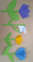 Vorschau - Arbeitsblätter - Basteln im Frühling: Frühblüher falten (Fensterdeko) - Seite 2
