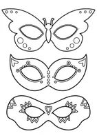 Vorschau - Arbeitsblätter - 4x Bastelprojekte für Fasching & Karneval - Kunst Materialpaket - Seite 1