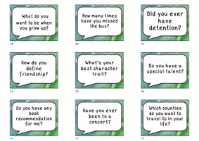 Vorschau - Arbeitsblätter - Conversation Starters - Stop and Swap Cards - Seite 2