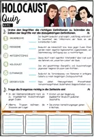 Vorschau - Arbeitsblätter - Holocaust - Nationalsozialismus | Test - Quiz - Arbeitsblätter - Seite 2
