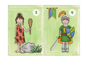 Vorschau - Arbeitsblätter - Rechenspaziergang "Fasching - ZR10" (+ und -) - Seite 3