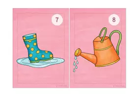 Vorschau - Arbeitsblätter - Rechenspaziergang "Frühling - ZR20" (+ und -) - Seite 3