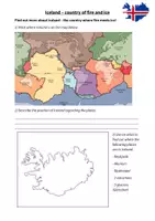 Vorschau - Stundenentwürfe - Unterrichtsstunde Iceland - country of fire and ice - Deckblatt