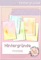 Vorschau - selbst erstellte Cliparts/Grafiken - Farbenfrohe Hintergründe - Deckblatt