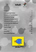 Vorschau - Mal- und Bastelvorlagen - Birdies - Bildbetrachtung und Nachgestaltung - Seite 1