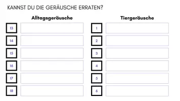 Vorschau - Arbeitsblätter - Musik: Geräusche raten, ab Klasse 2 - Seite 2