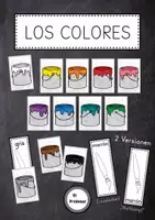Vorschau - Arbeitsblätter - Materialpaket - Los colores (Farben) - Deckblatt
