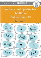 Vorschau - Spiele - Spiel- und Rechenkarten Addition ZR 10 - Mathe Kl. 1 - Deckblatt