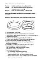 Vorschau - Arbeitsblätter - Tongefäß mit Henkeln: Aufbautechnik Unterstufe - Seite 1