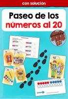 Vista previa - Hojas de trabajo - Paseo de los números al 20 - Portada