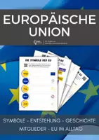Vorschau - Arbeitsblätter - Europäische Union - Symbole, Geschichte, Mitglieder und Alltag - Deckblatt