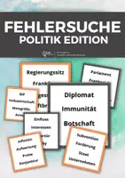 Vorschau - Spiele - Fehlersuche - Politik Edition - Deckblatt