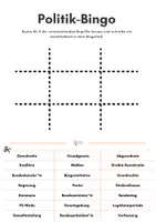 Vorschau - Arbeitsblätter - Politik Bingo - Seite 2