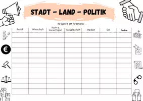 Vorschau - Arbeitsblätter - Stadt - Land - Politik (verschiedene Versionen) - Seite 3