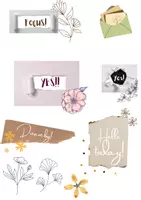 Vorschau - selbst erstellte Cliparts/Grafiken - Motivationssticker torn paper, Aufkleber, Motivationskärtchen, goodnotes, cliparts - Seite 3