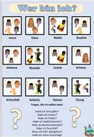 Vista previa - Juegos / Gamificación - Juego "¿Quién soy?" "Welche Krankheit habe ich?" Alemán - Portada