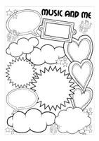 Aperçu - Feuilles d'exercices - My favorite kind of music English sketchnotes ESL worksheets - Page 3