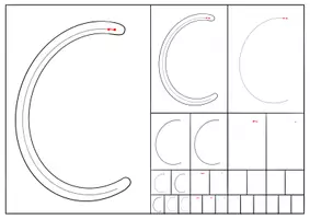 Vorschau - Arbeitsblätter - Buchstaben A B und C als Schwungübung - Test - Deckblatt