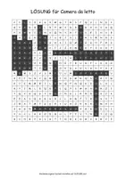 Vista previa - Hojas de trabajo - cerca puzzle camera da letto ""Sopa de letras" italiano - página 1