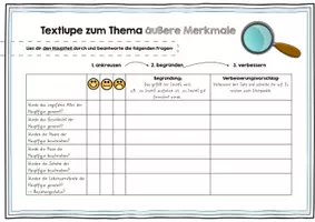 Vorschau - Arbeitsblätter - Textlupe zum Thema Überarbeitung einer Charakterisierung - Seite 3