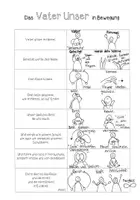 Vorschau - Arbeitsblätter - Das Vater Unser in Bewegung - Deckblatt