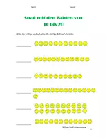 Vorschau - Arbeitsblätter - Zahlenraum bis 20 - Arbeitsblätter Addition von 10 bis 20 - Seite 1